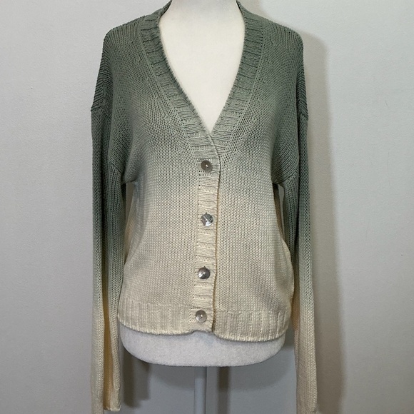 Bella Dahl Sweaters - Bella Dahl Ombre Button Front Knit Cardigan Sweater Size XS